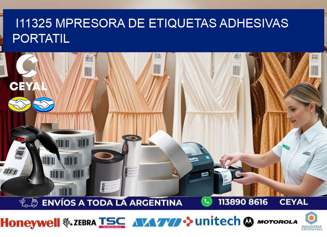 i11325 mpresora de etiquetas adhesivas portatil