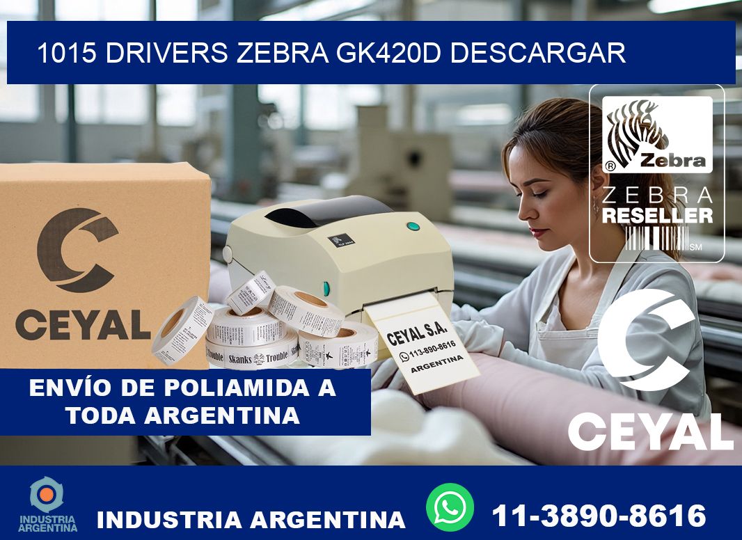 1015 drivers zebra gk420d descargar