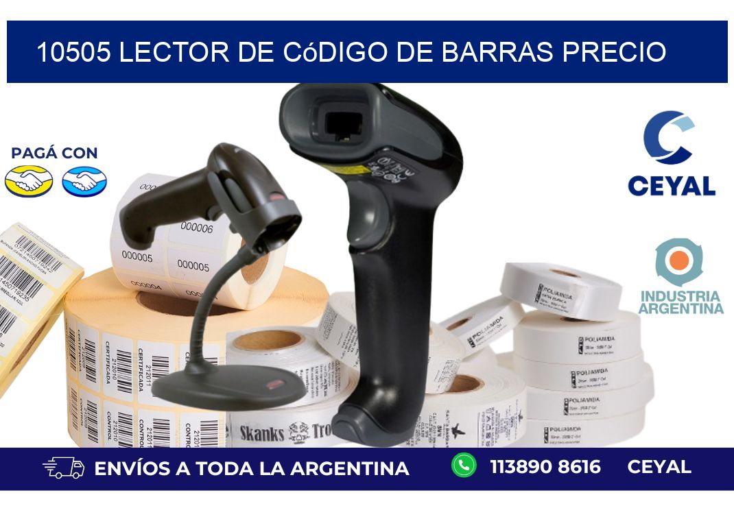 10505 Lector de código de barras precio