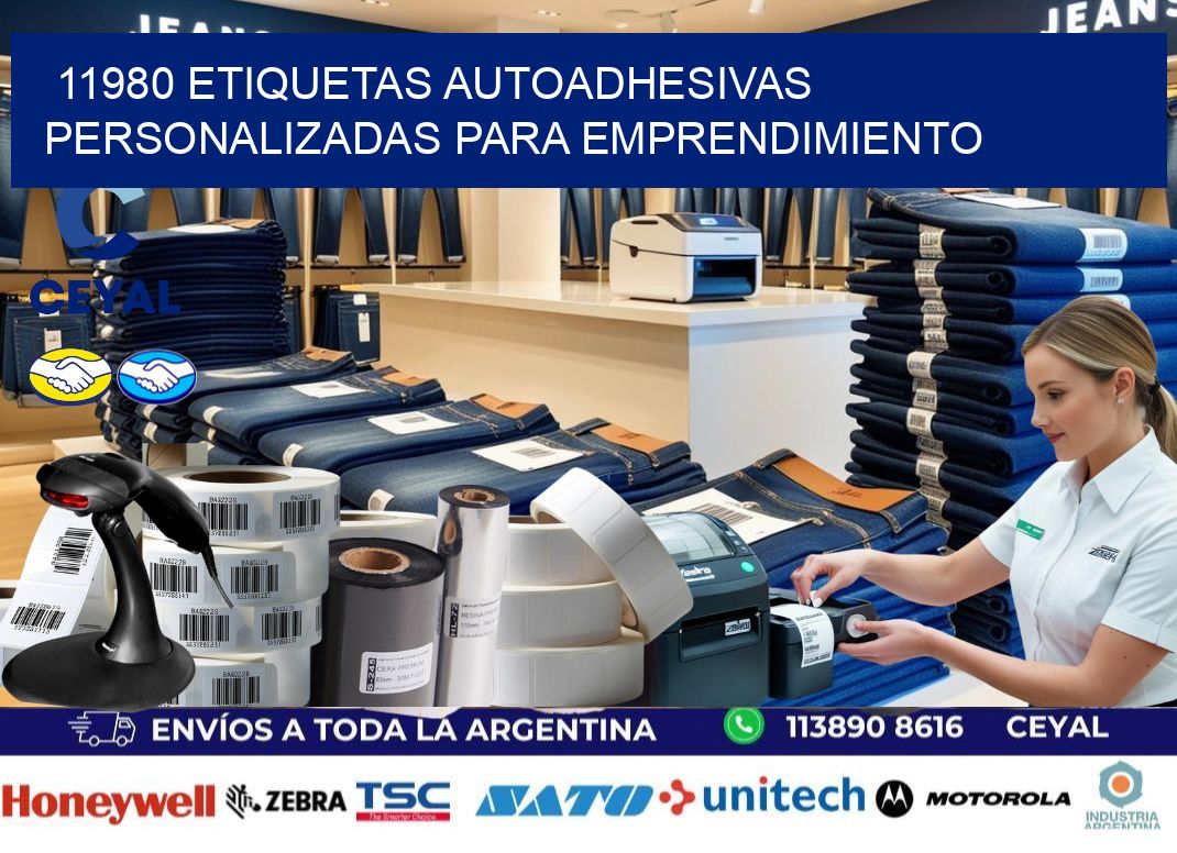 11980 etiquetas autoadhesivas personalizadas para emprendimiento