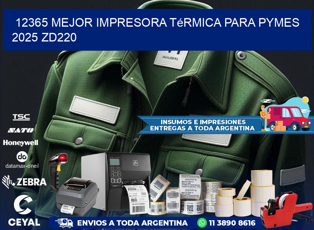 12365 mejor impresora térmica para pymes 2025 ZD220