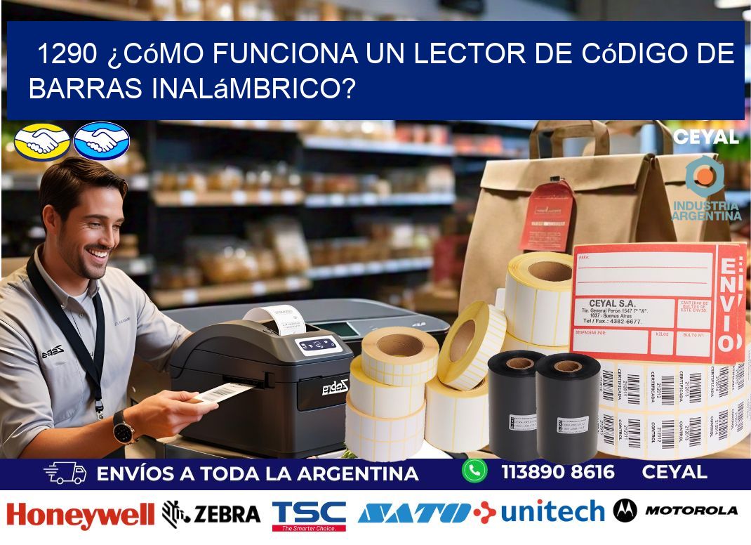 1290 ¿Cómo funciona un lector de código de barras inalámbrico?