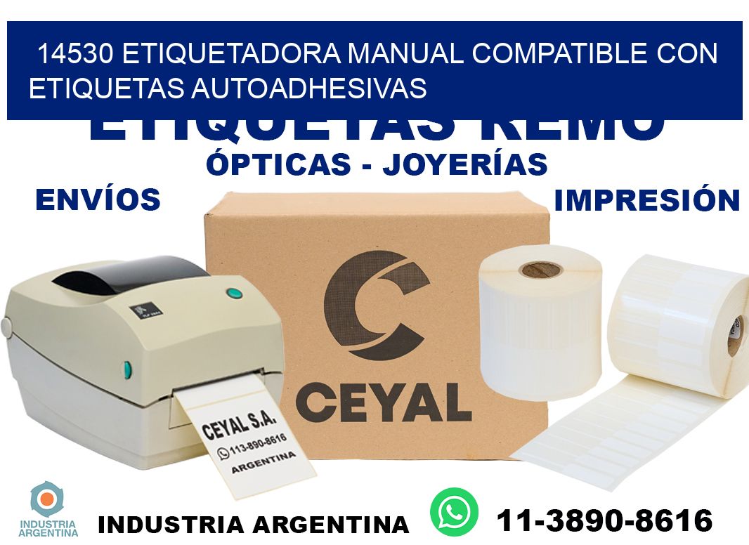 14530 etiquetadora manual compatible con etiquetas autoadhesivas
