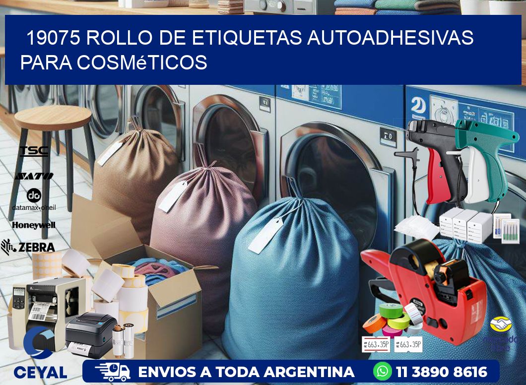 19075 rollo de etiquetas autoadhesivas para cosméticos