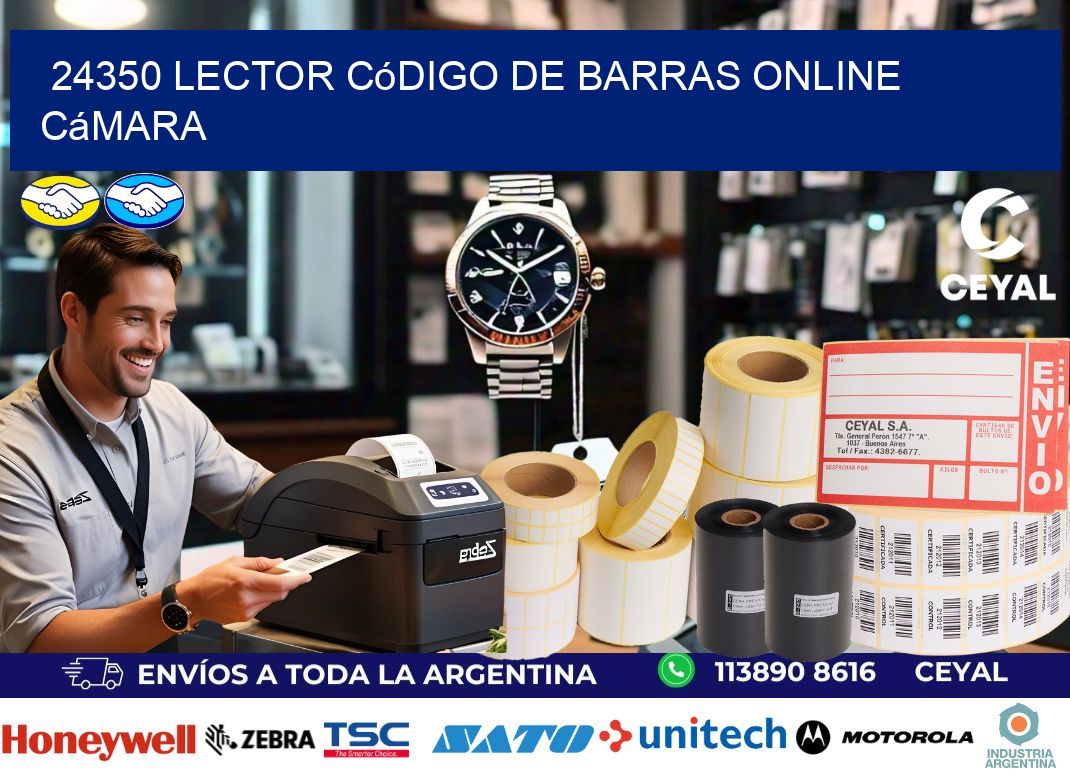 24350 Lector código de barras online cámara