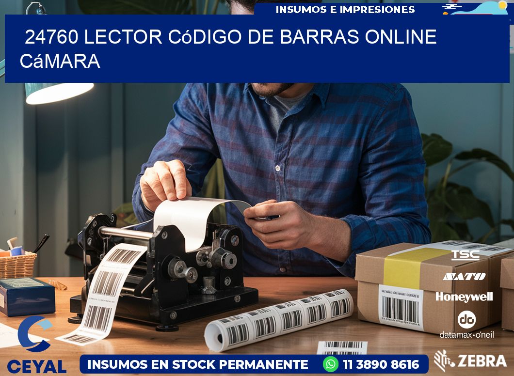 24760 Lector código de barras online cámara