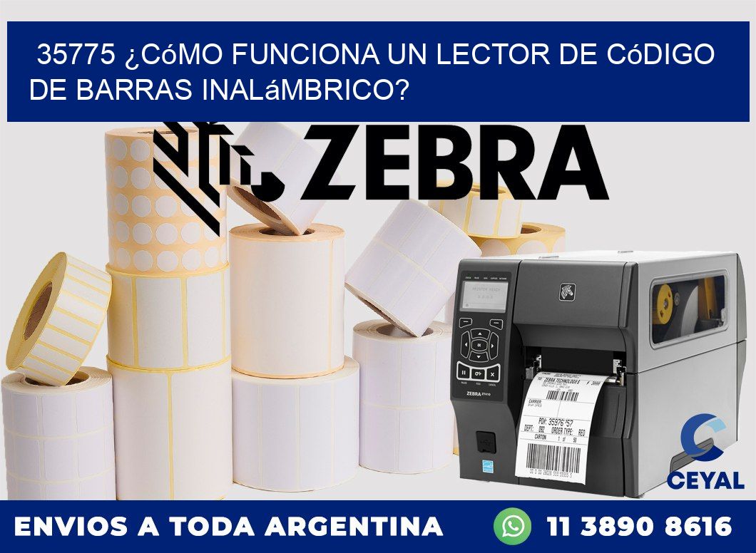 35775 ¿Cómo funciona un lector de código de barras inalámbrico?