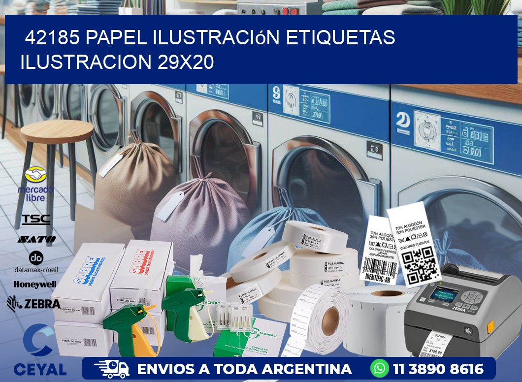 42185 papel ilustración Etiquetas Ilustracion 29x20
