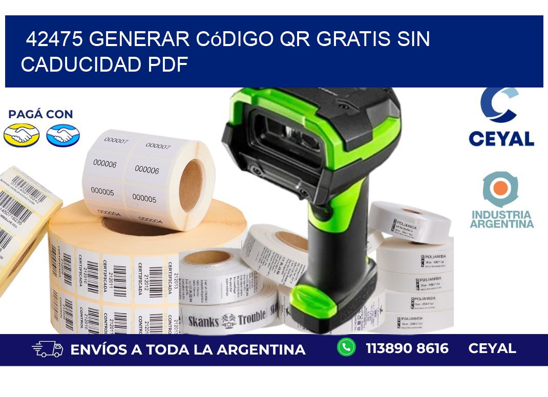 42475 Generar código QR gratis sin caducidad PDF