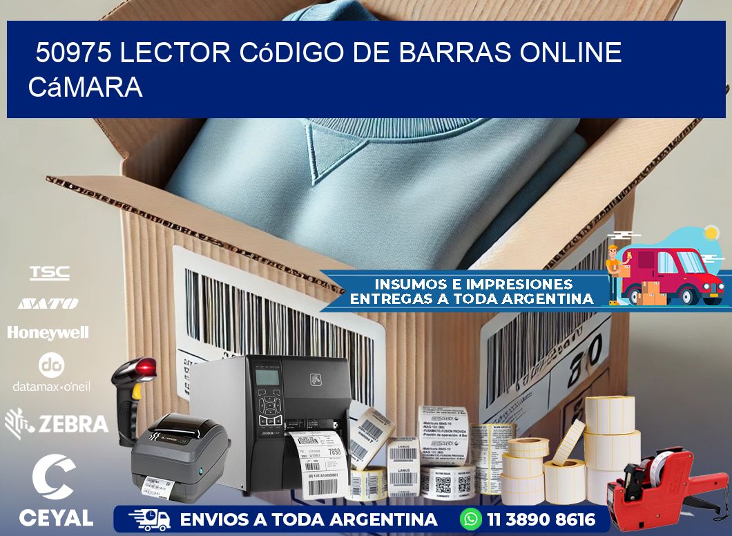 50975 Lector código de barras online cámara