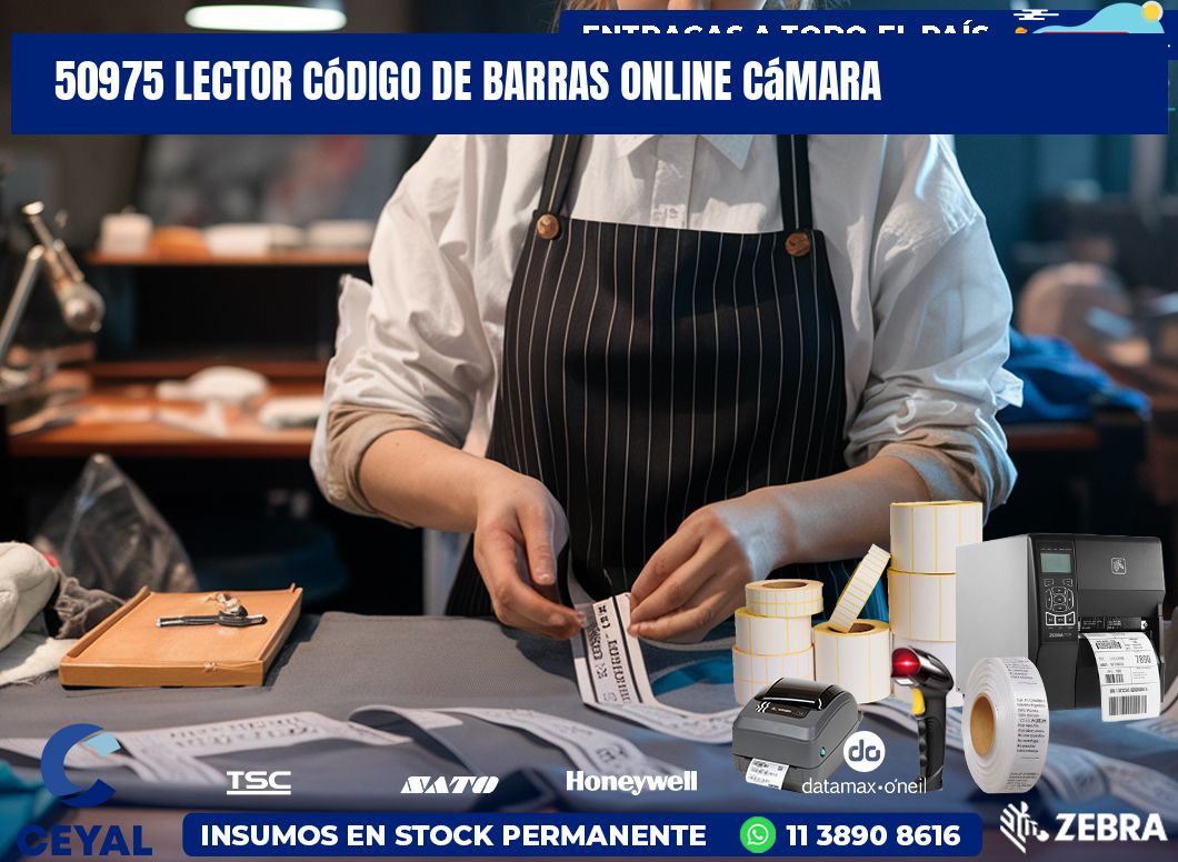50975 Lector código de barras online cámara