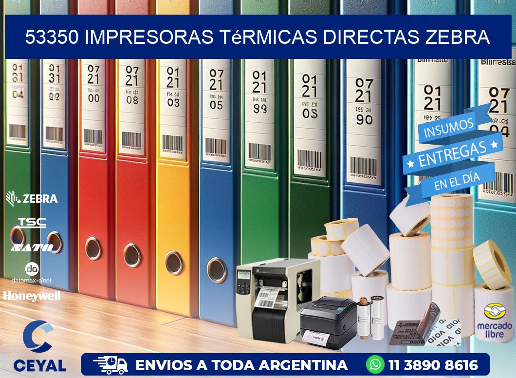 53350 impresoras térmicas directas zebra