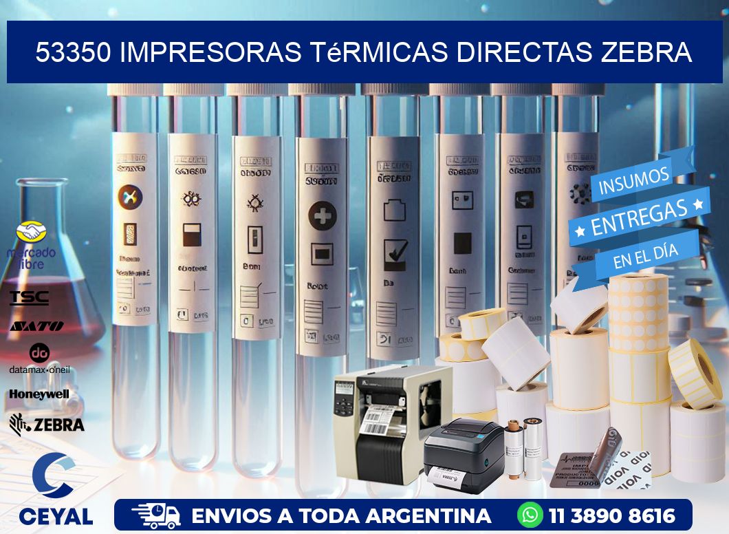53350 impresoras térmicas directas zebra