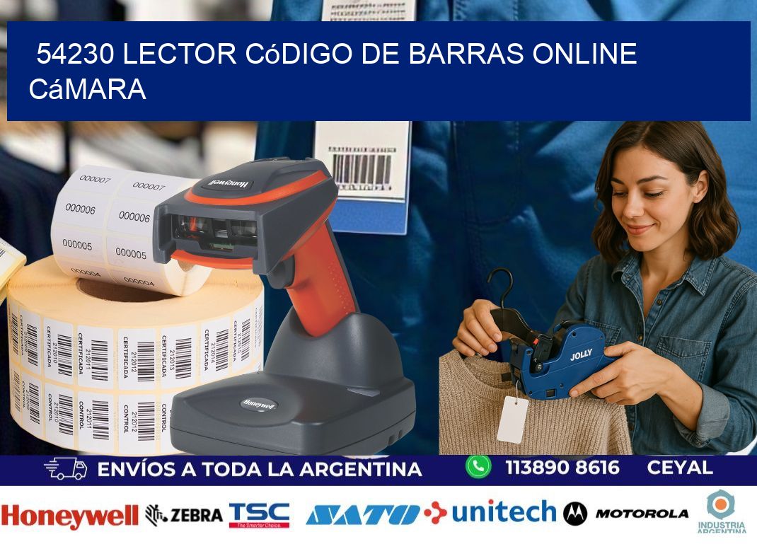 54230 Lector código de barras online cámara