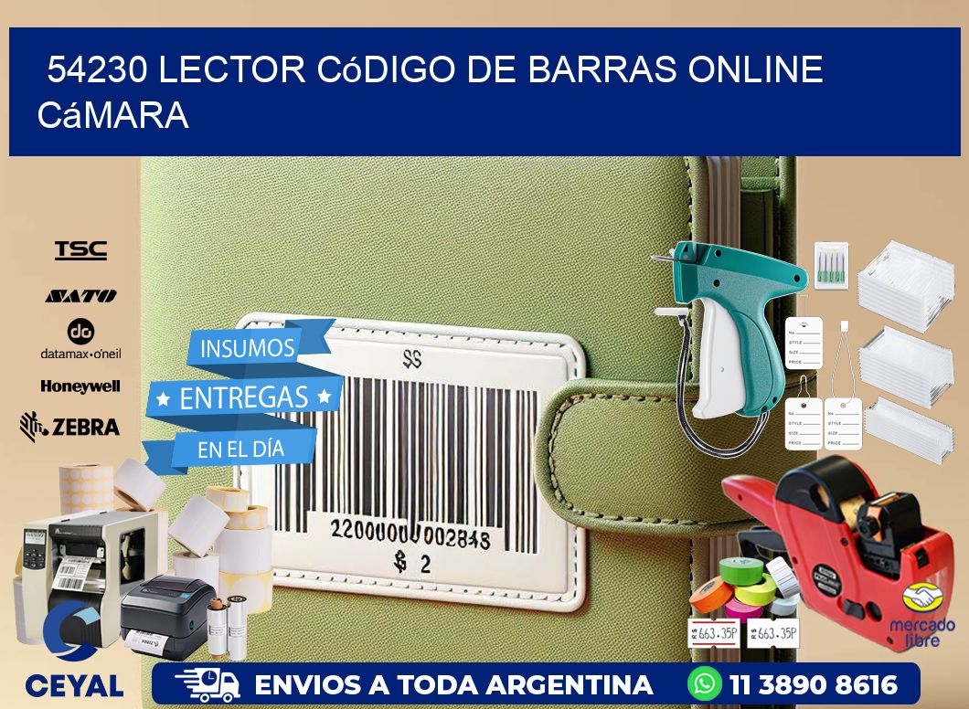 54230 Lector código de barras online cámara