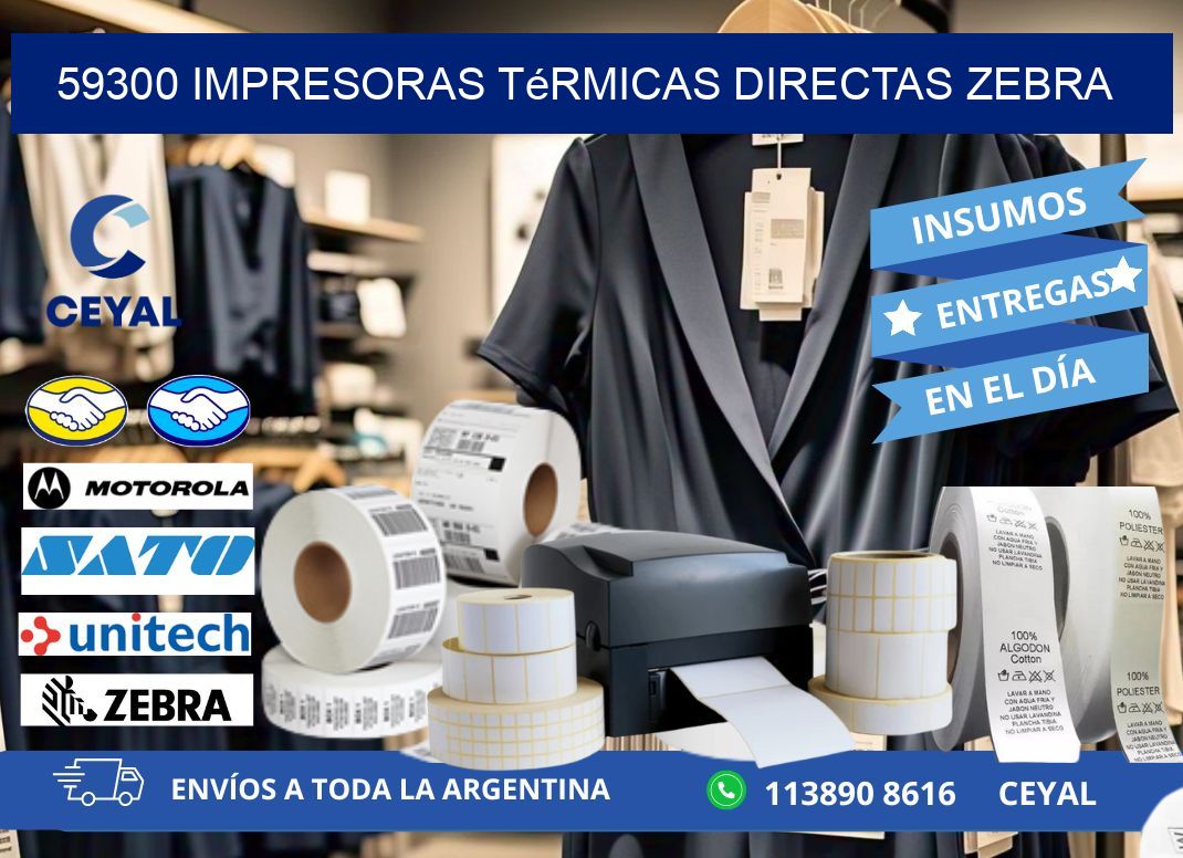 59300 impresoras térmicas directas zebra