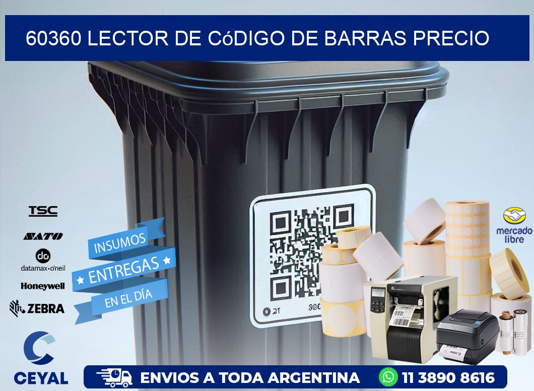 60360 Lector de código de barras precio