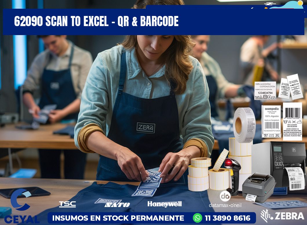 62090 Scan to Excel – QR & Barcode