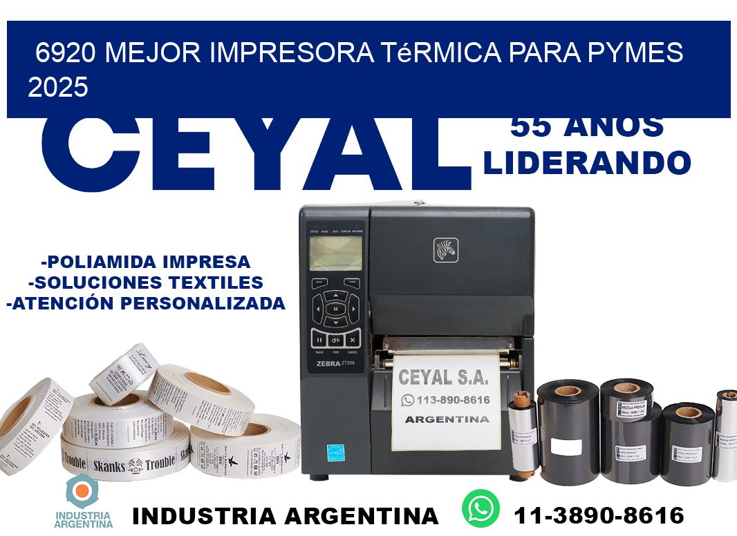 6920 mejor impresora térmica para pymes 2025