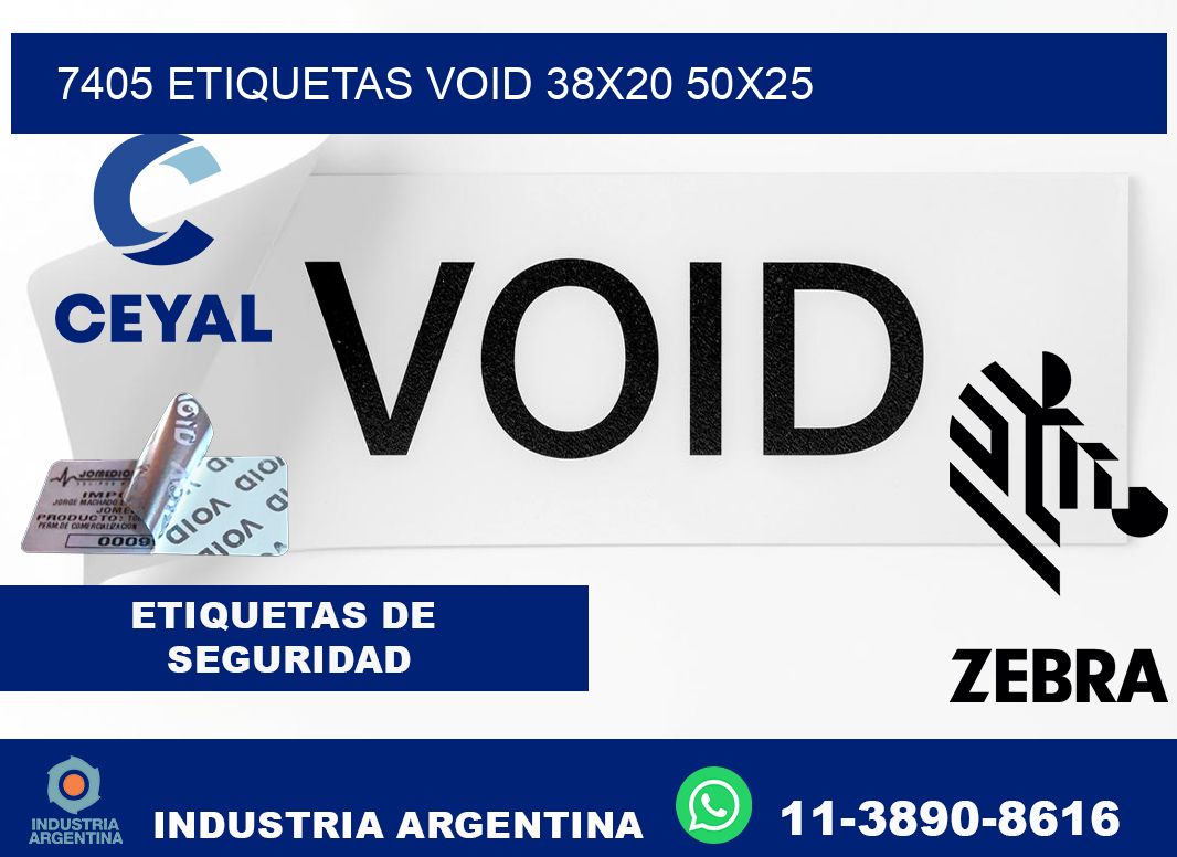 7405 etiquetas void 38x20 50x25