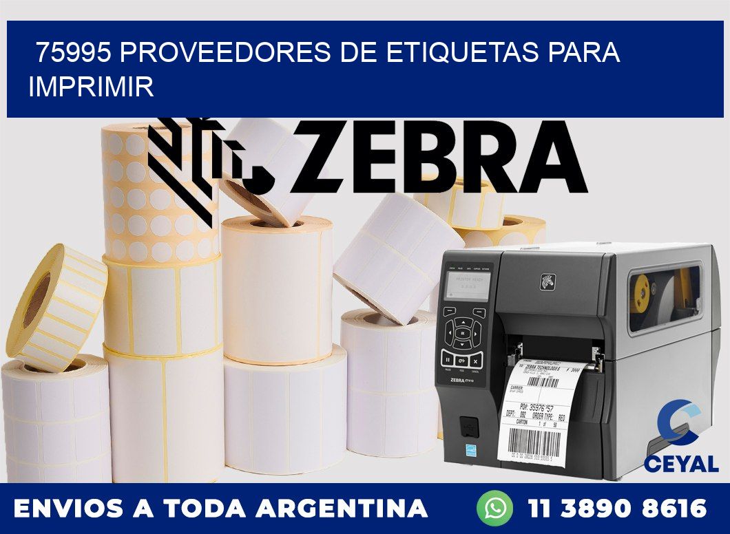 75995 proveedores de etiquetas para imprimir