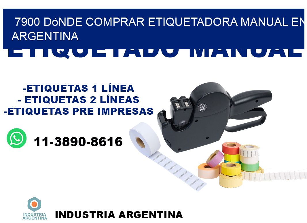7900 dónde comprar etiquetadora manual en argentina