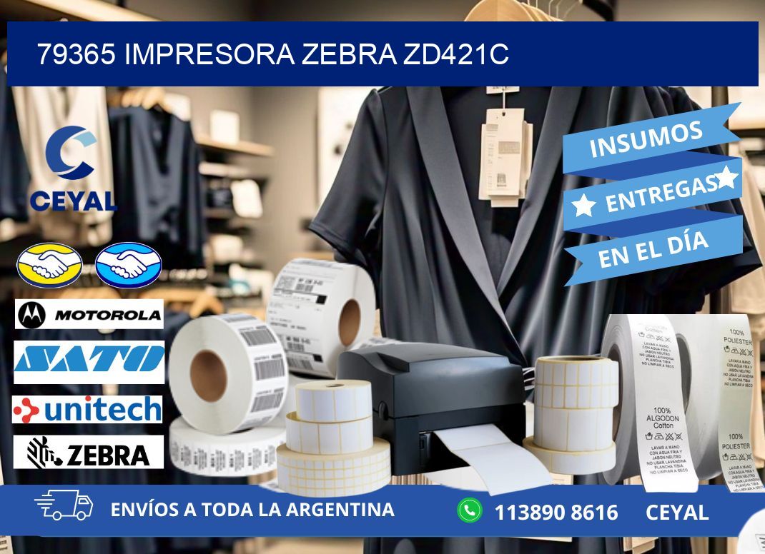 79365 Impresora Zebra zd421c