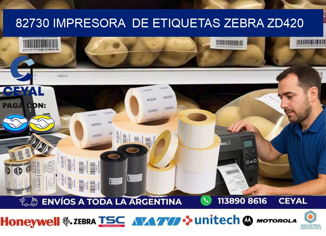 82730 impresora  de etiquetas Zebra ZD420