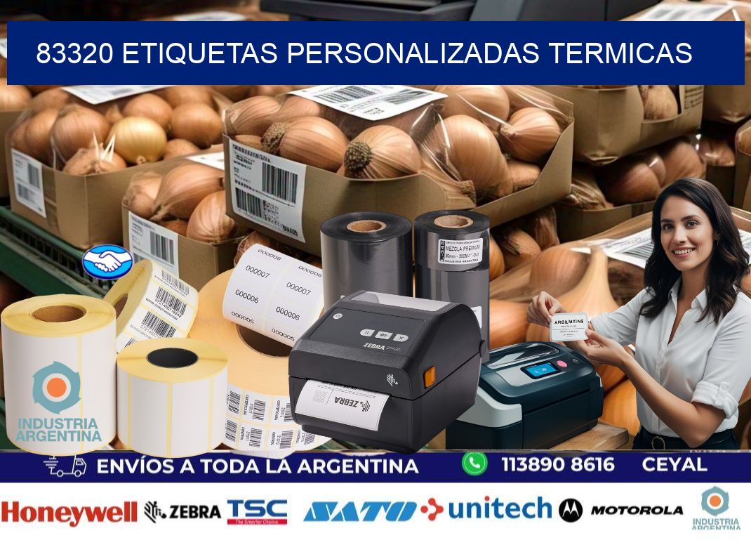 83320 Etiquetas personalizadas termicas