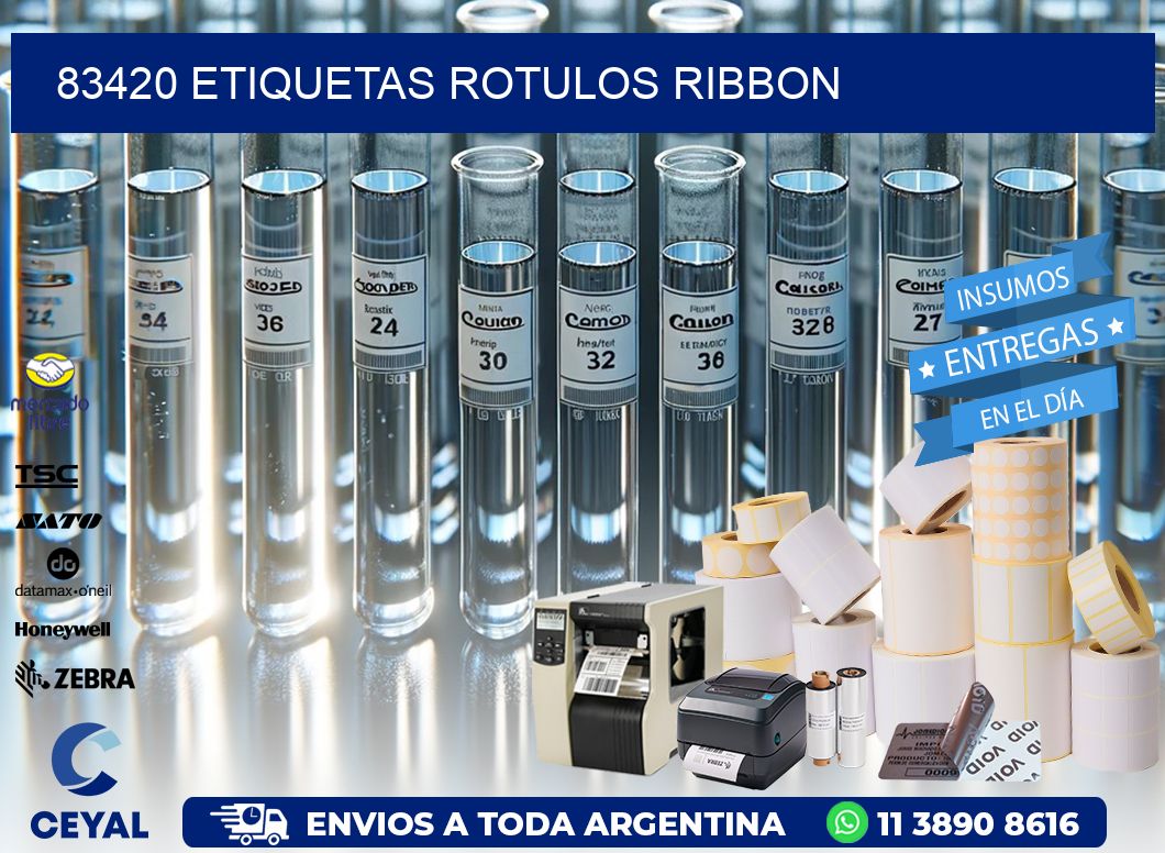 83420 Etiquetas rotulos ribbon