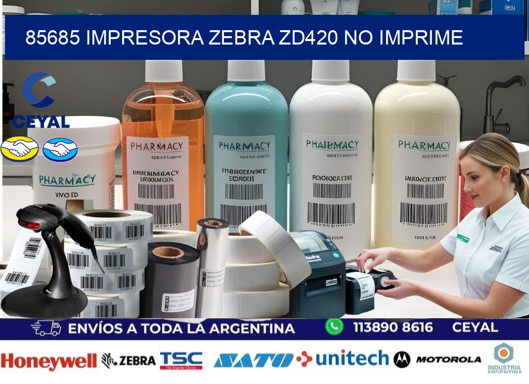 85685 Impresora Zebra ZD420 no imprime