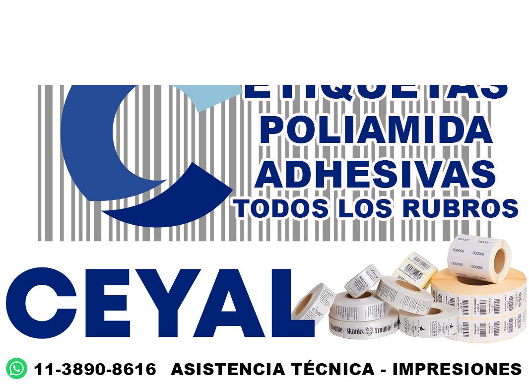 89970 Etiqueta térmica adhesiva para balanzas