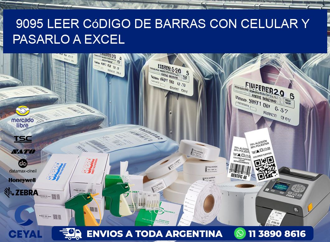 9095 Leer código de barras con celular y pasarlo a Excel