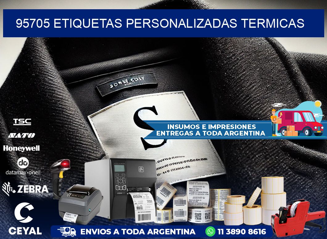 95705 Etiquetas personalizadas termicas