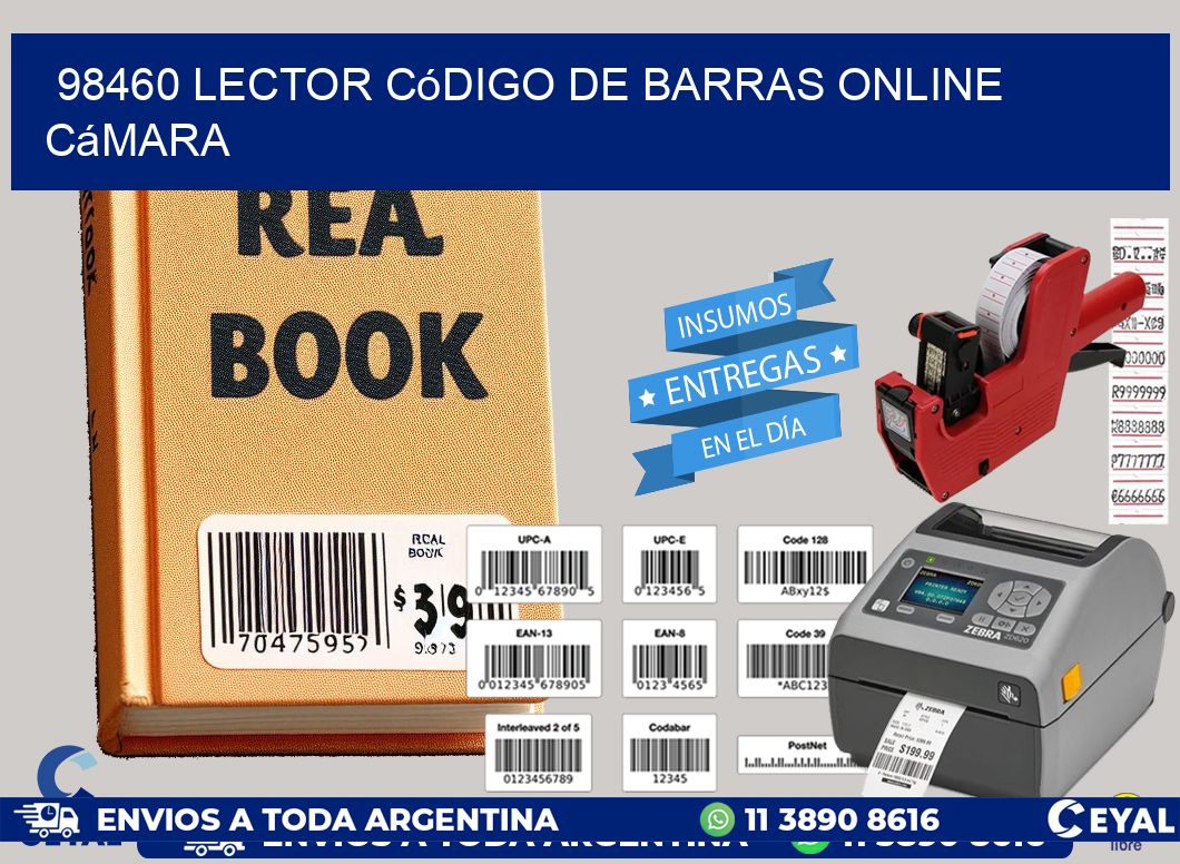 98460 Lector código de barras online cámara