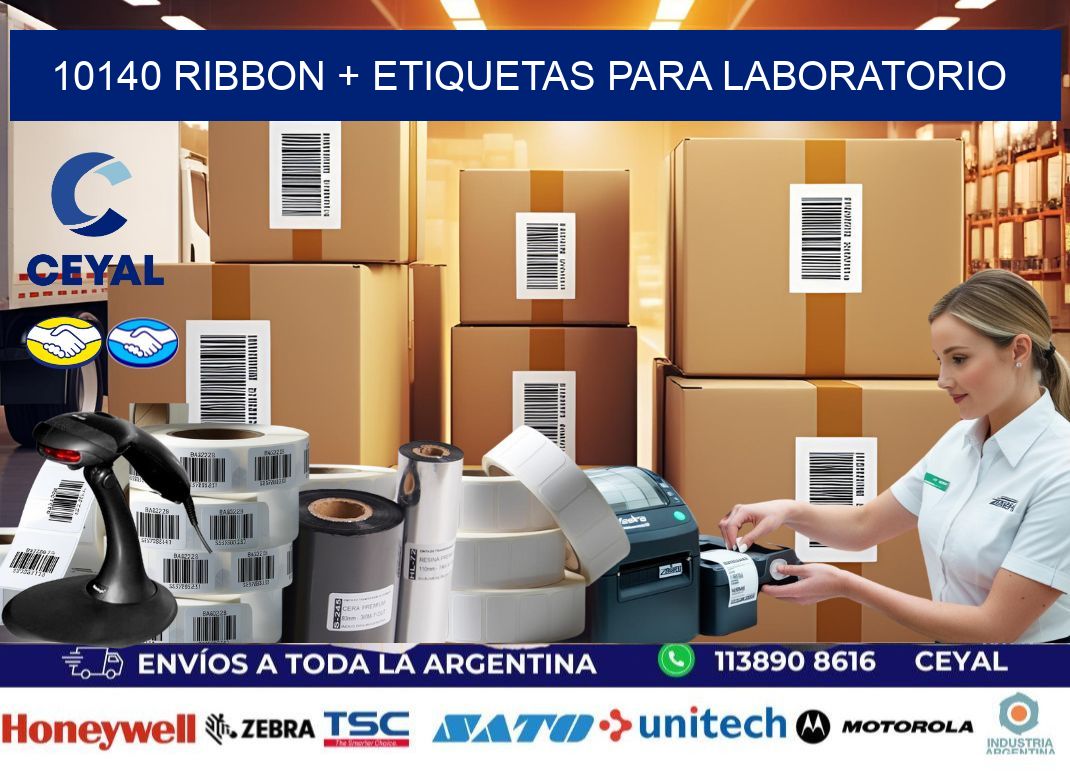 10140 ribbon + etiquetas para laboratorio