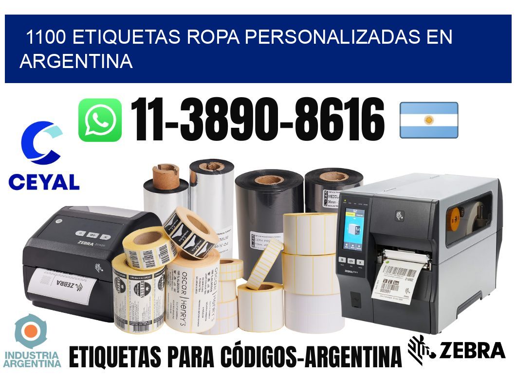 1100 Etiquetas ropa personalizadas en Argentina