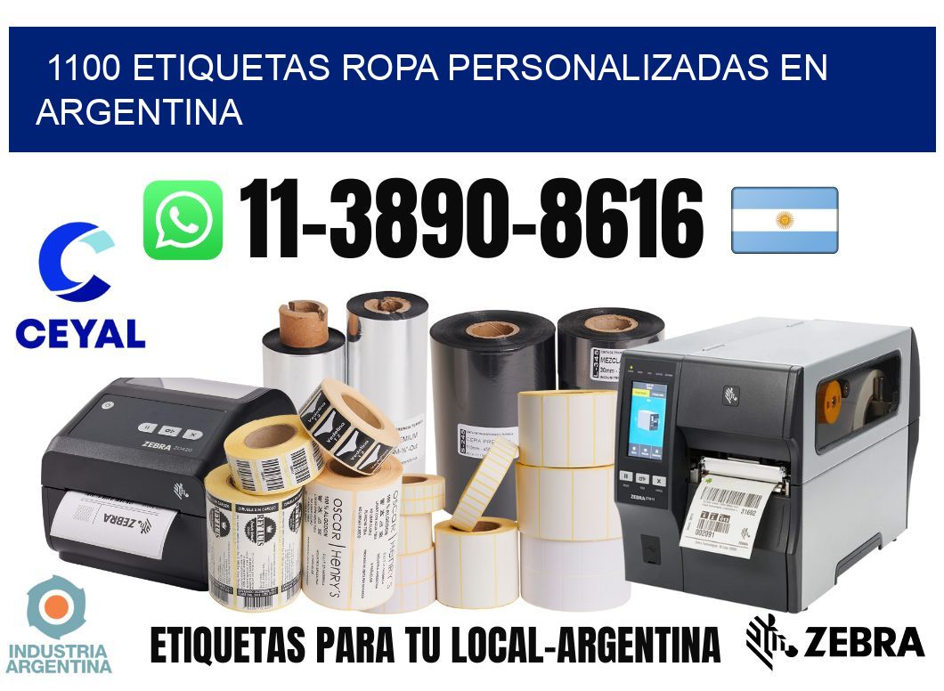 1100 Etiquetas ropa personalizadas en Argentina