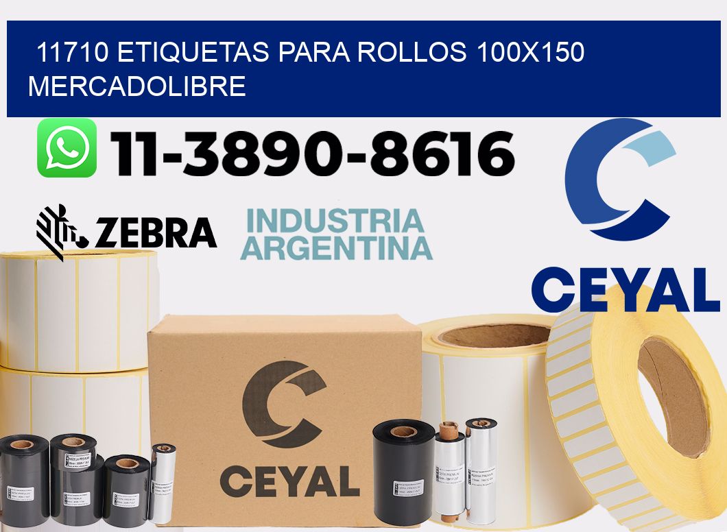 11710 etiquetas para rollos 100x150 mercadolibre