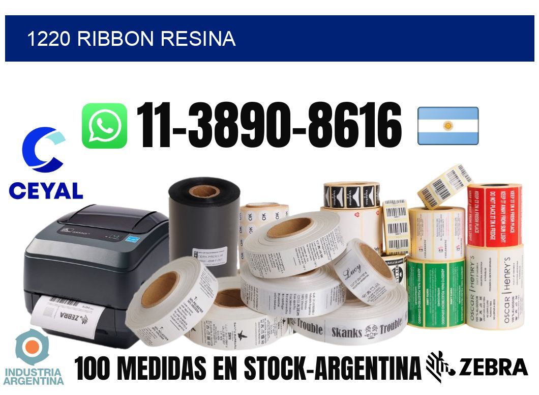 1220 ribbon resina