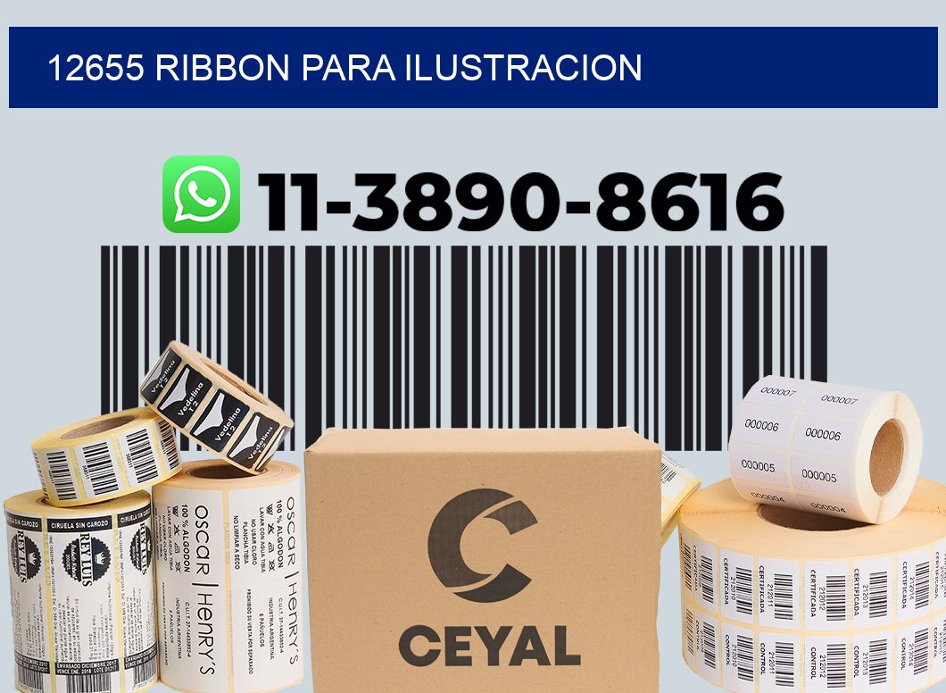 12655 ribbon para ilustracion
