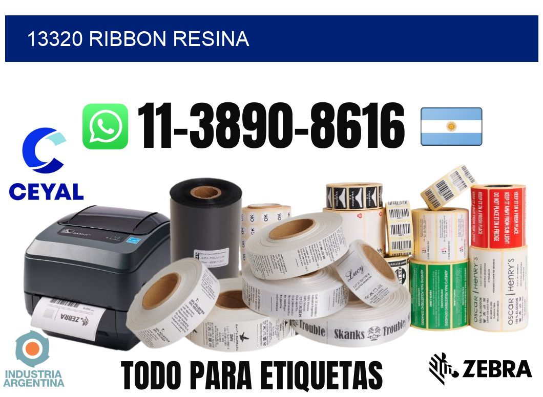 13320 ribbon resina