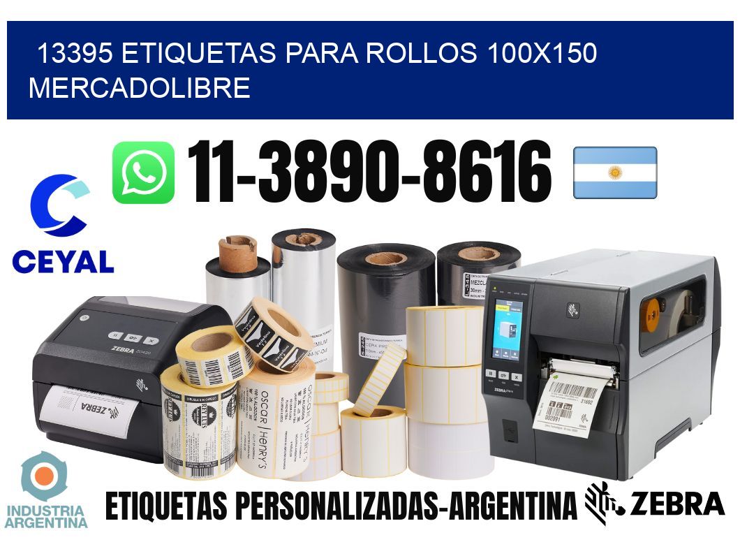 13395 etiquetas para rollos 100x150 mercadolibre