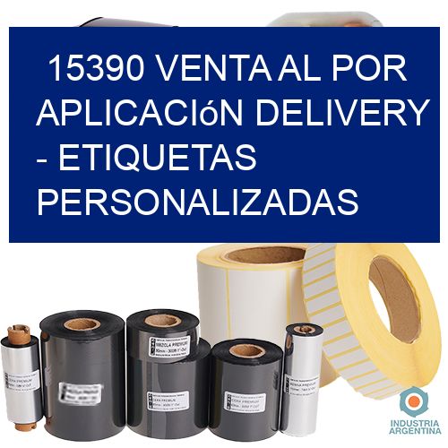 15390 Venta al Por Aplicación delivery - Etiquetas Personalizadas
