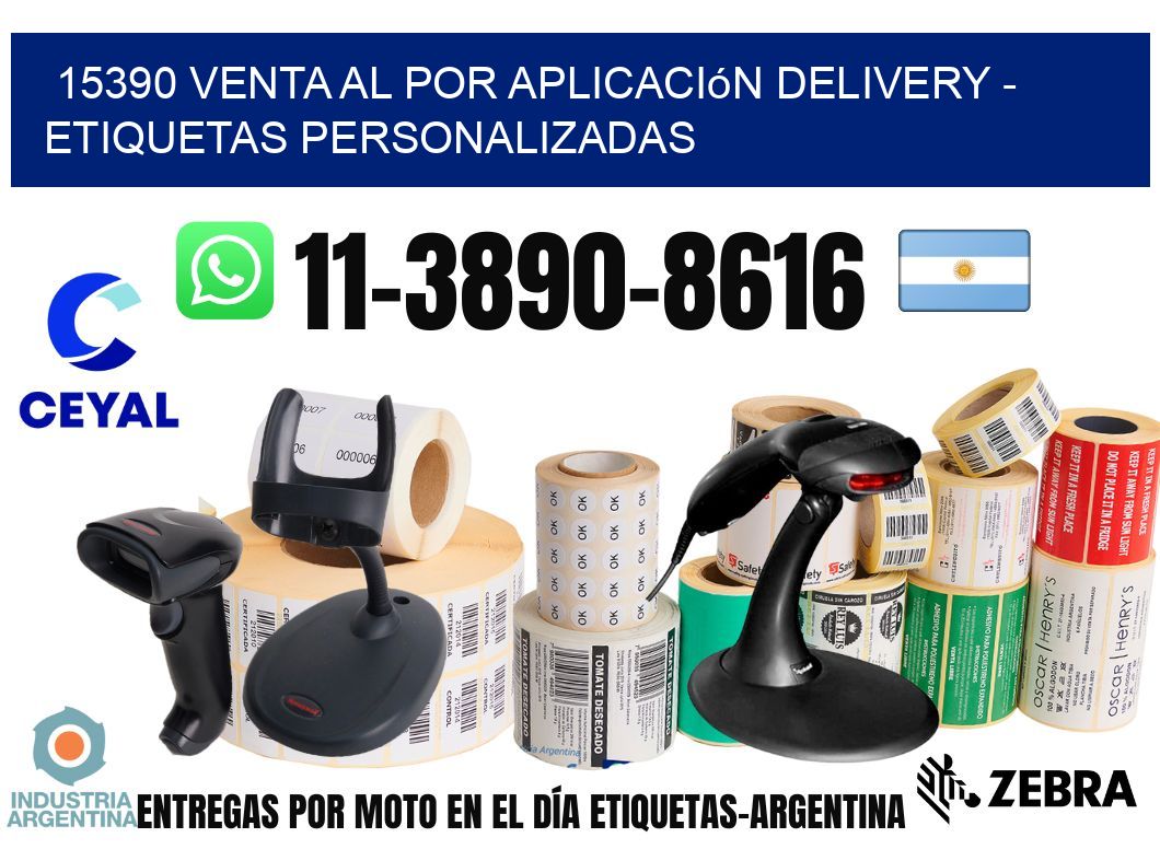 15390 Venta al Por Aplicación delivery – Etiquetas Personalizadas
