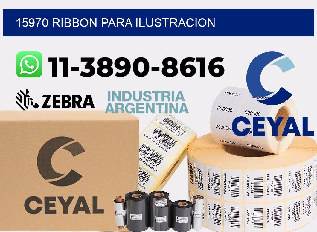 15970 ribbon para ilustracion