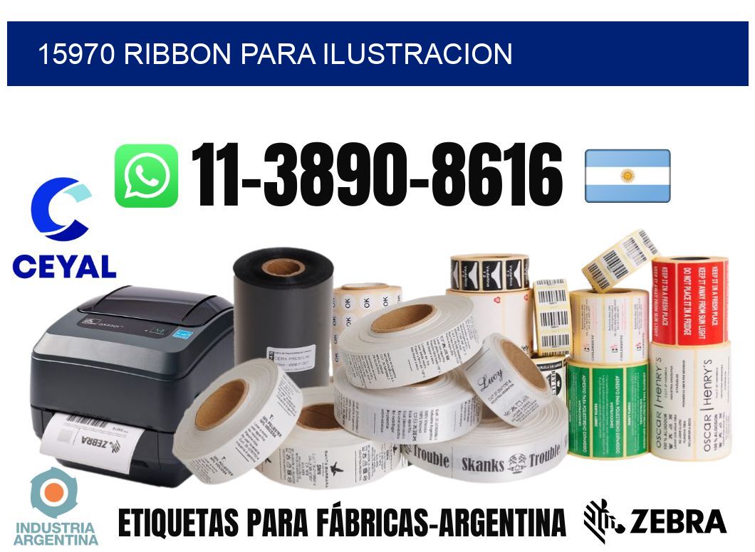 15970 ribbon para ilustracion