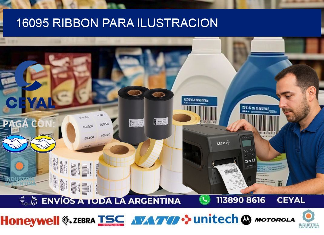 16095 ribbon para ilustracion