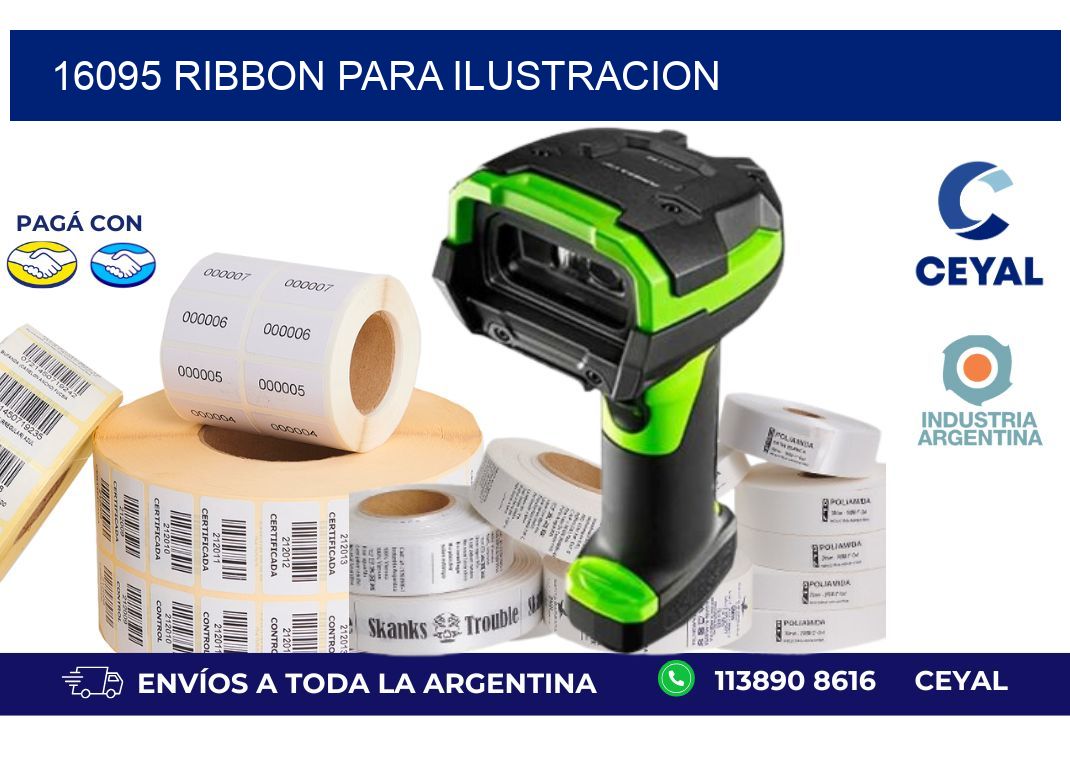 16095 ribbon para ilustracion