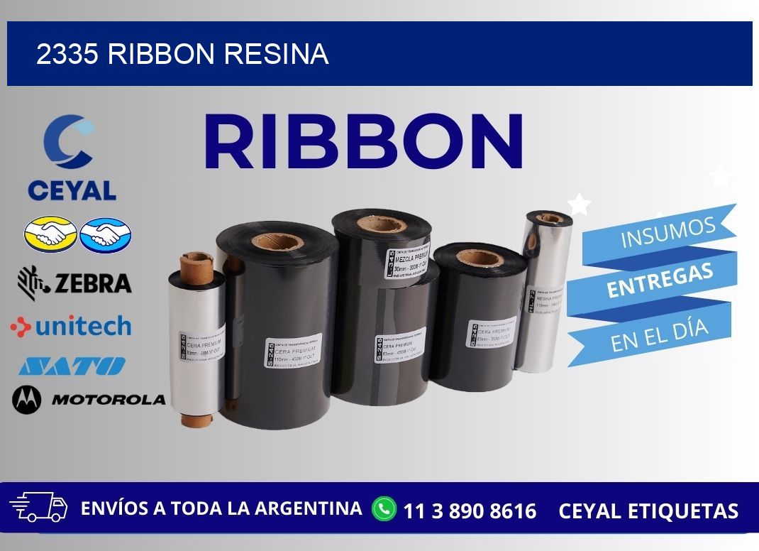 2335 ribbon resina